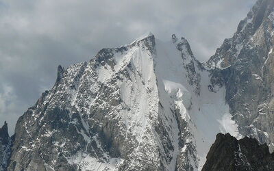 Vista de Aiguille Blanche de Peuterey