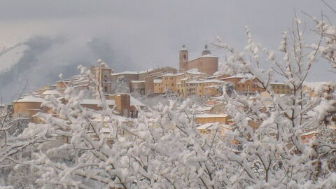Camerino en la nieve