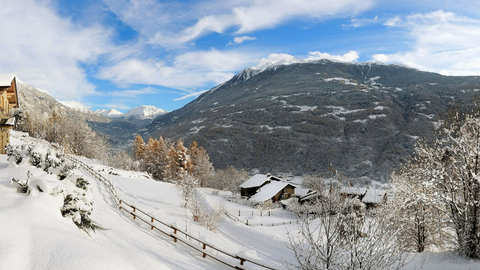 Paisaje alrededor del Chalet Anna