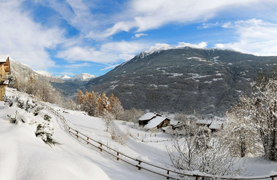 Paisaje alrededor del Chalet Anna