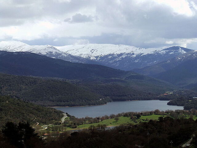 Lago Gusana al lado de Gavoi