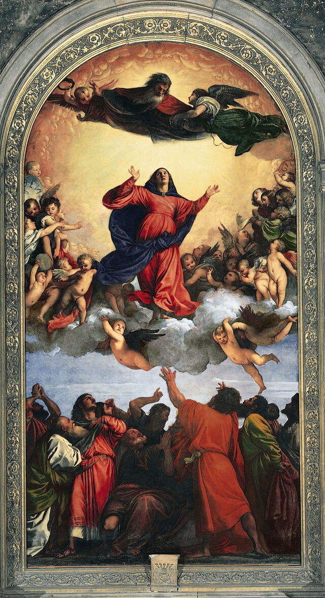 Asunción de la Virgen, Tiziano