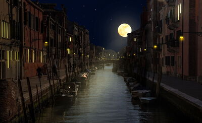 Venecia por la noche