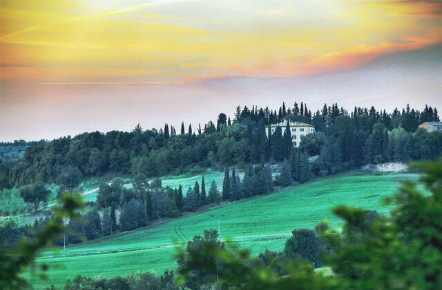 Villa Staggia, paisaje