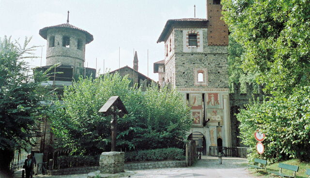 Pueblo medieval en Turín