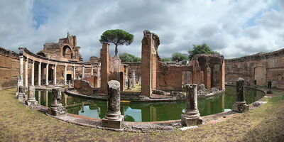 El Teatro Marítimo en Villa Adriana