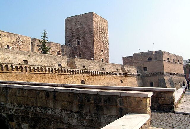 El gran castillo de Swabian Bari