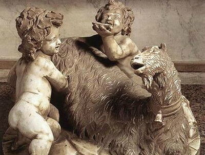 Bernini, Cabras con infantes