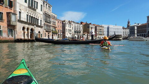 Kayak en Venecia