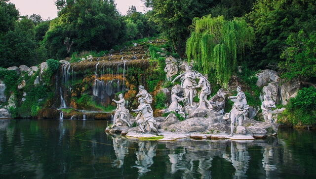 Palacio de Caserta, jardines