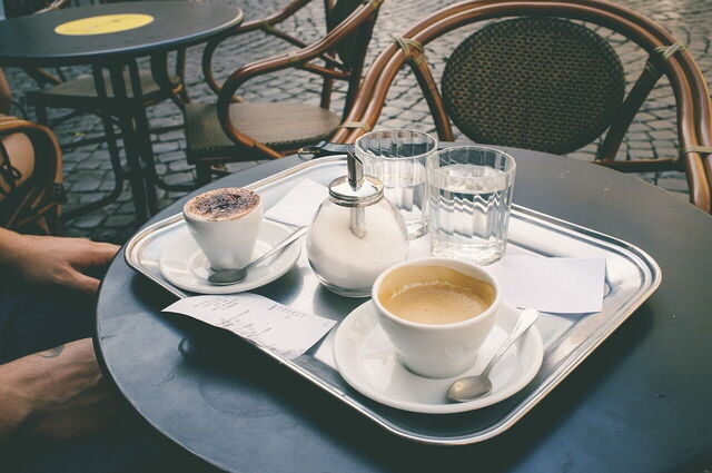 Café en Roma
