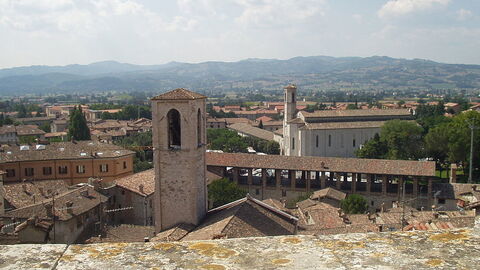 Vista sobre Gubbio