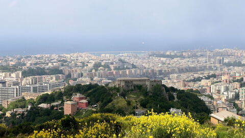 Vista de la ciudad de Génova