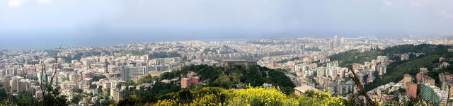 Vista de la ciudad de Génova