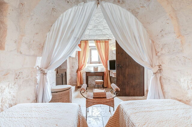 Trullo Agapanto, dormitorio