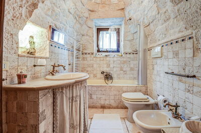 Trullo Agapanto, baño