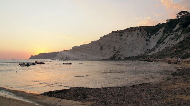 Atardecer, Scala dei Turchi