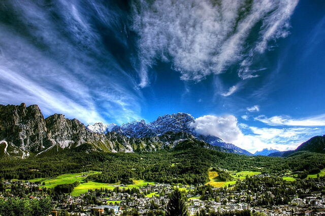 Montañas en Cortina D'Ampezzo