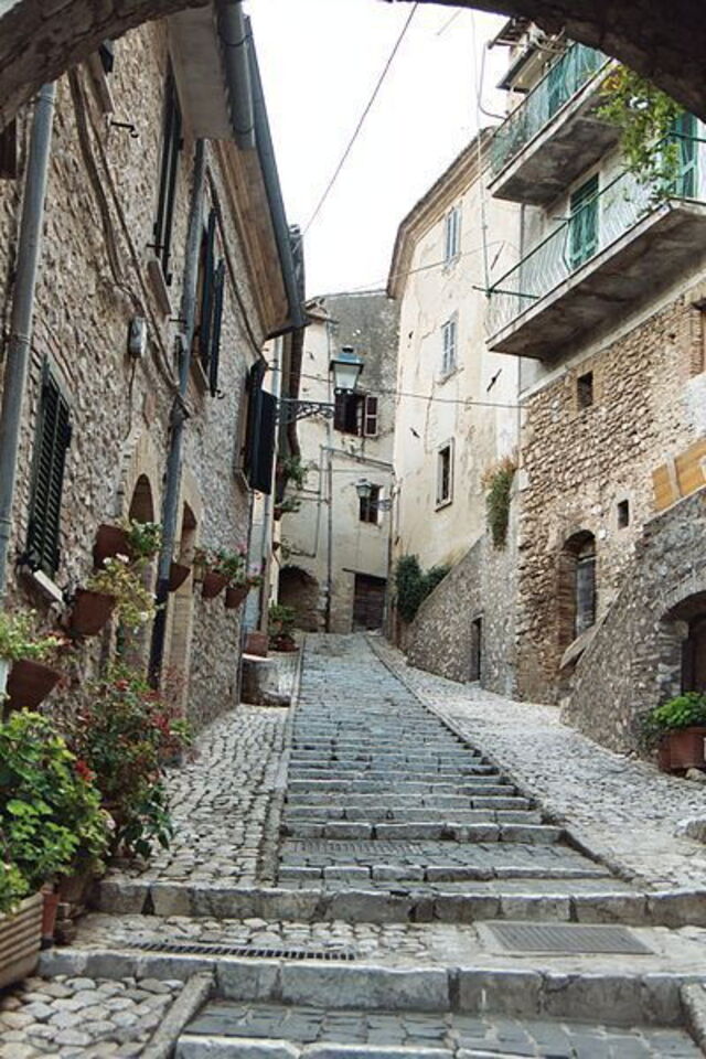 Callejuelas en Casperia