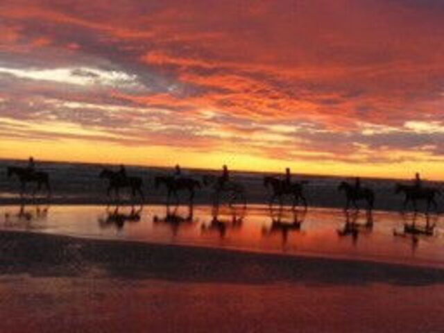 Atardecer en el delta del Po