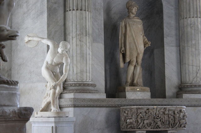 Estatuas clásicas en los Museos Vaticanos