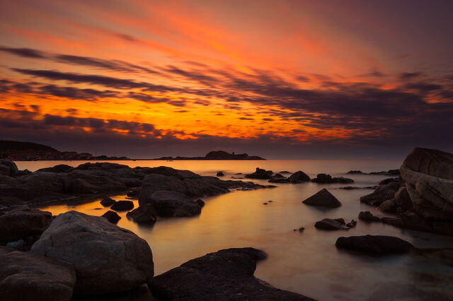Puesta de sol en Cerdeña