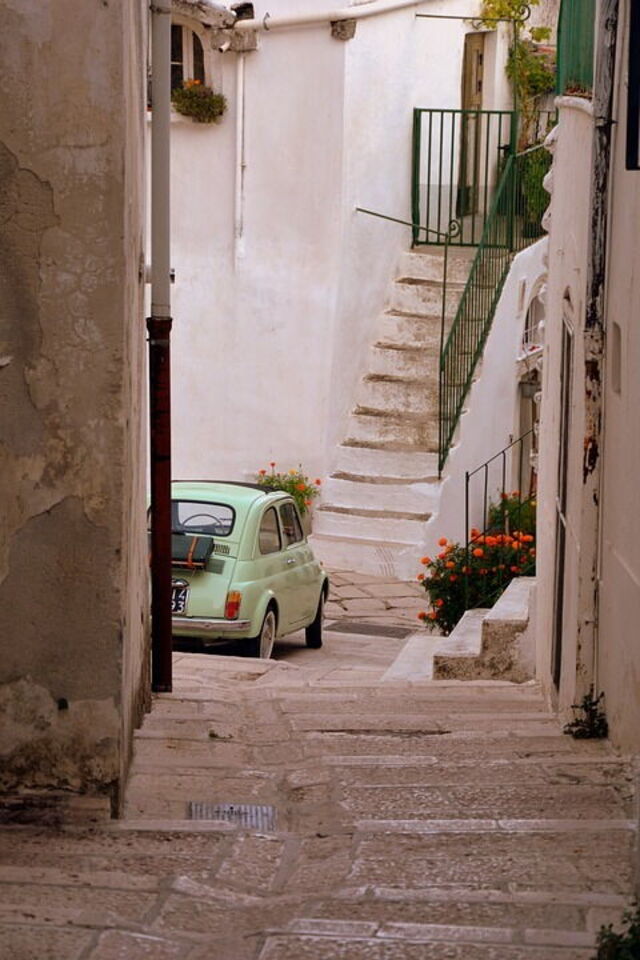 Calles pintorescas en Puglia