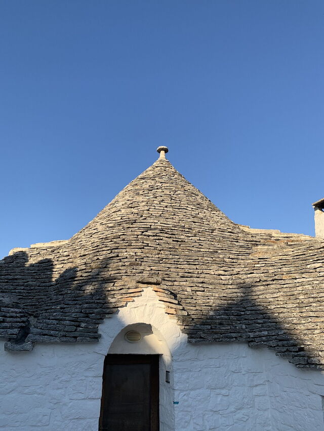 El tejado de un trullo