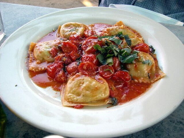 Un Plato de Ravioli