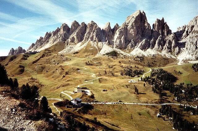 Vista de los Dolomites