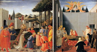 Fra Angelico, La Historia de San Nicolás