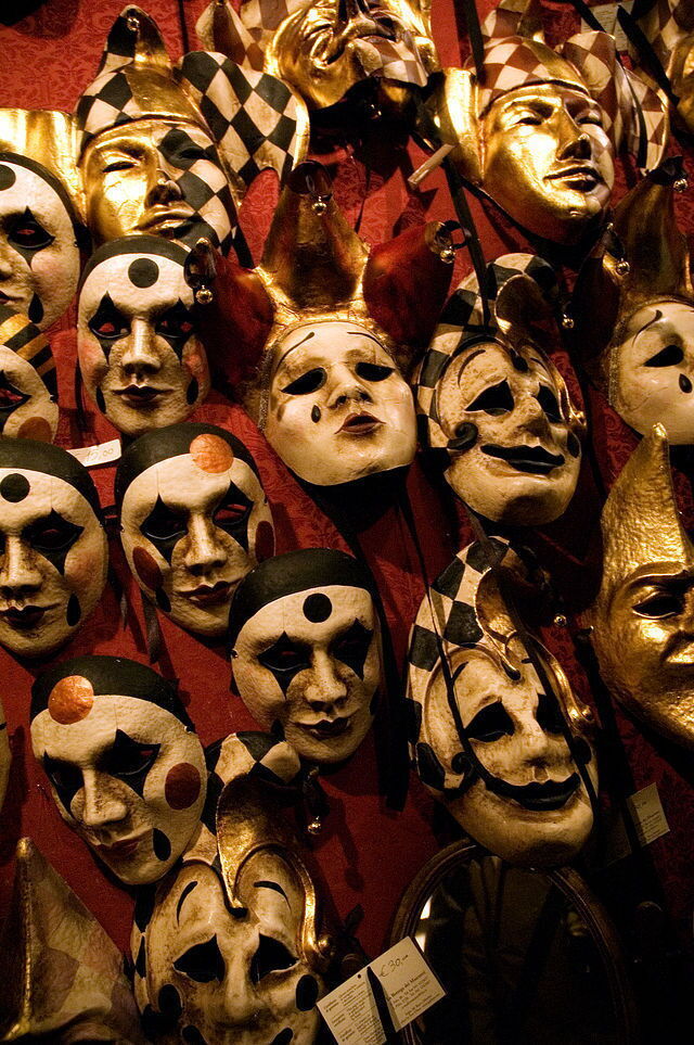 colección máscaras venecianas