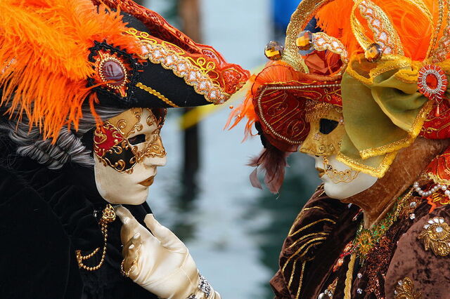 máscaras venecianas