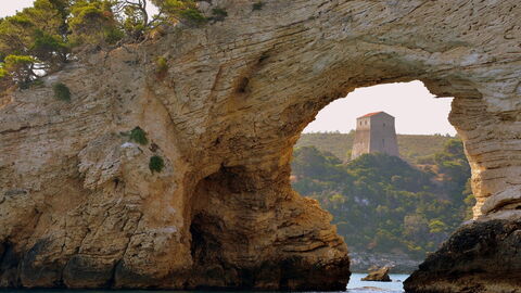 Pilares marinos en Gargano