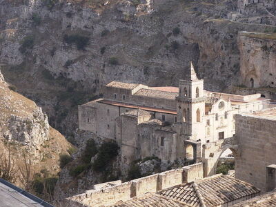 Iglesia escavada de Matera