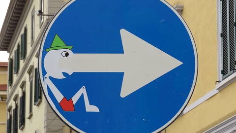 Pinocho por CLET