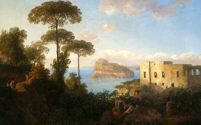 Ischia Paisaje, Thomas Ender