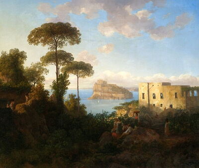 Ischia Paisaje, Thomas Ender