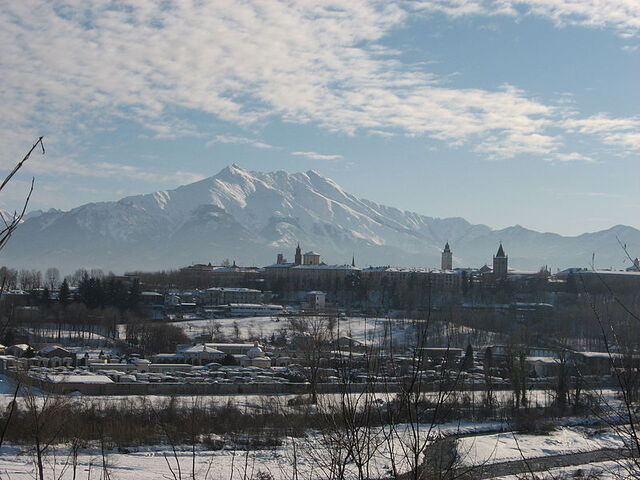 Cuneo en el Piamonte