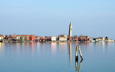 Vista de la isla de Burano