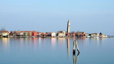 Vista de la isla de Burano