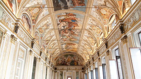 El bello interior del Palazzo Ducale