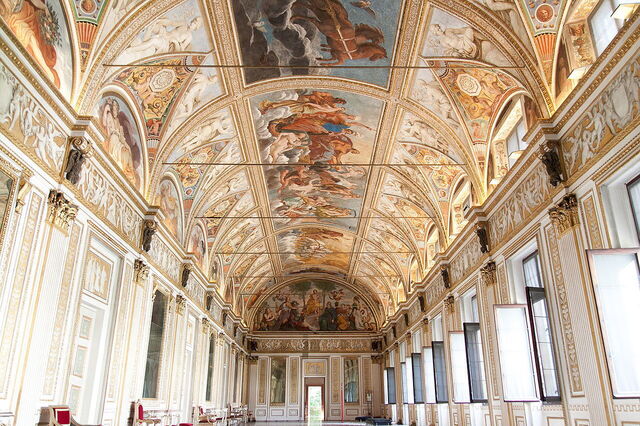 El bello interior del Palazzo Ducale