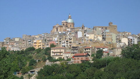 Ciudad de Piazza Armerina en Sicilia