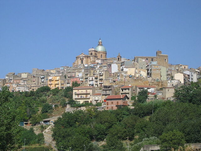 Ciudad de Piazza Armerina en Sicilia