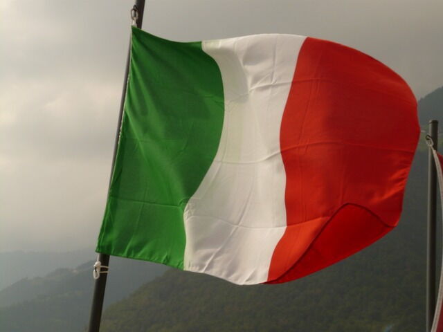 La bandera italiana