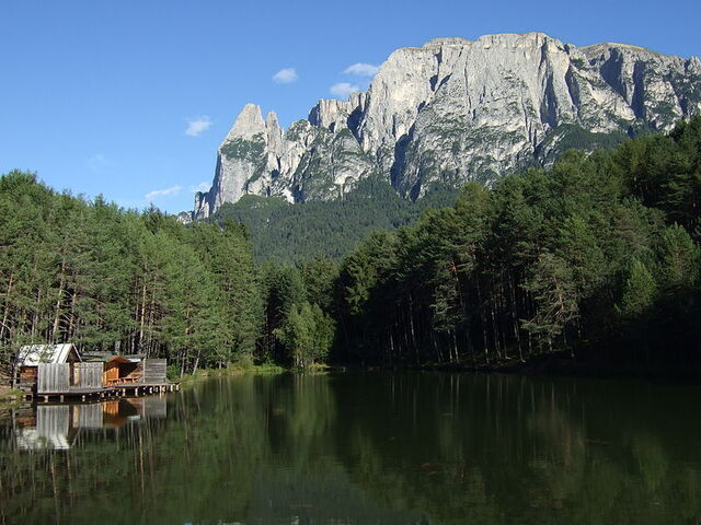 Vista del Lago del Altipiano dello Sciliar