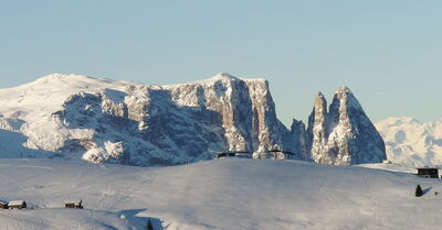 Altipiano dello Sciliar en invierno