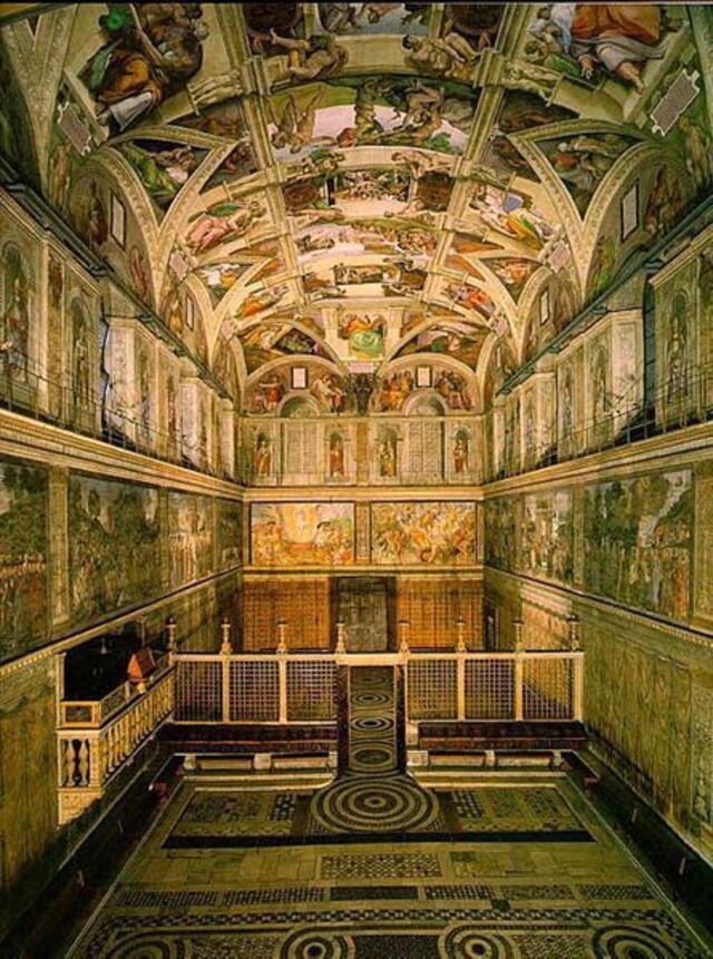 Interior de la Capilla Sixtina