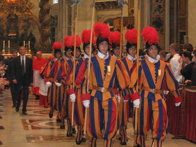 Uniforma de la guardia Suiza